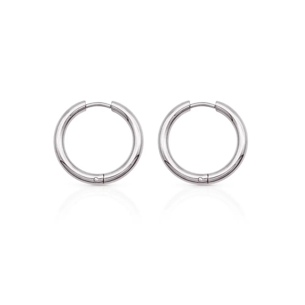 Smooth circular hoops – elemental, fluid, and timeless.
